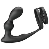 PRETTY LOVE - MARSHALL COCK RING WITH VIBRATING ANAL PLUG WITH REMOTE CONTROL